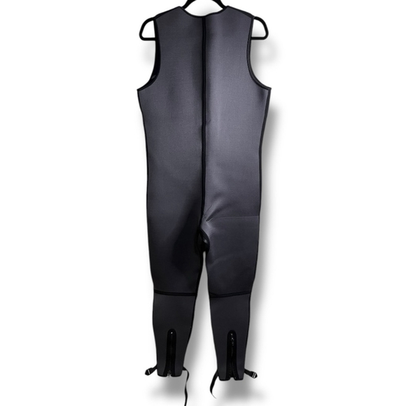 Bare Full Body Wetsuit 2 Piece Women’s Size XL Black, Gray with Red Accents - Picture 6 of 15